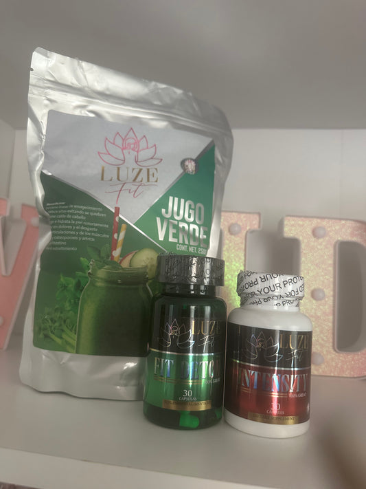 Kit intensy con jugo verde
