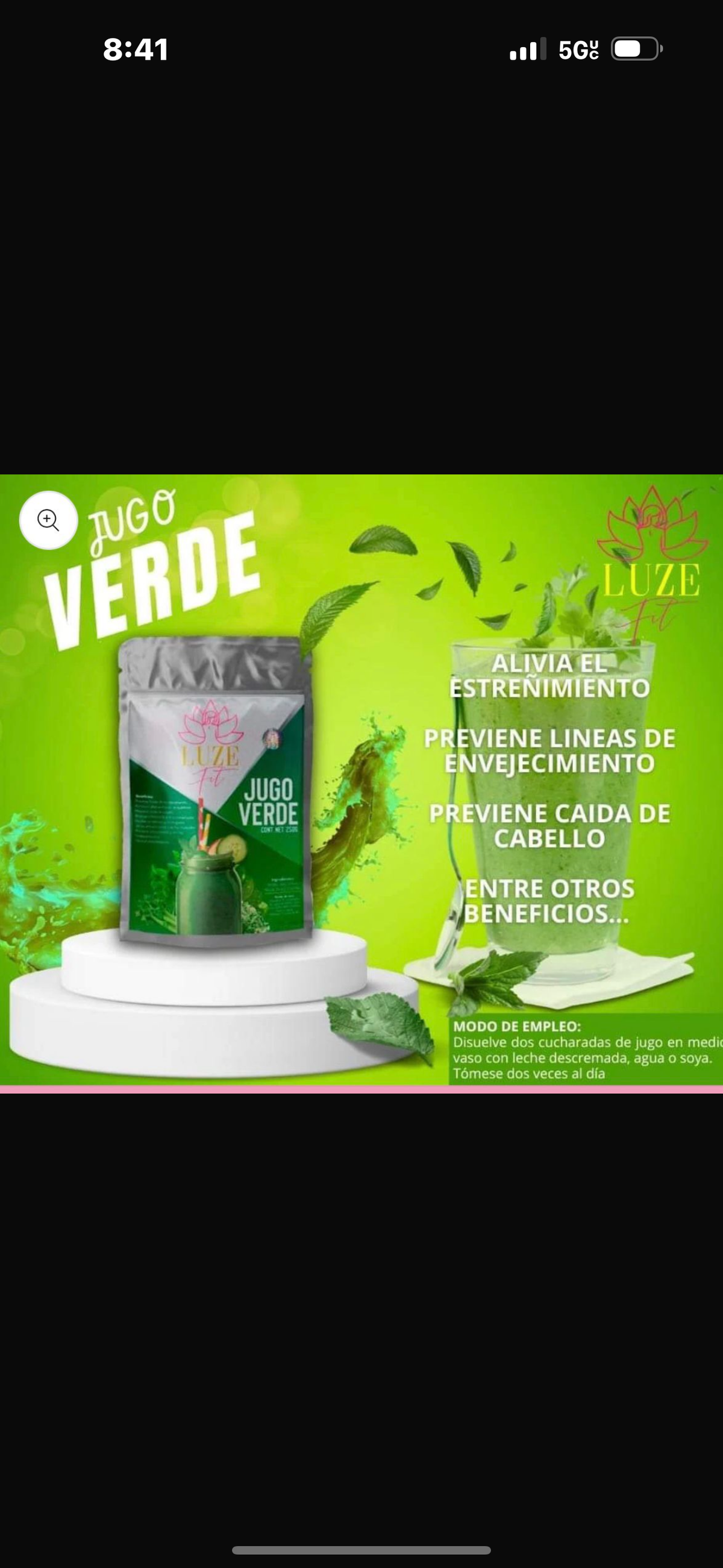 Kit intensy con jugo verde